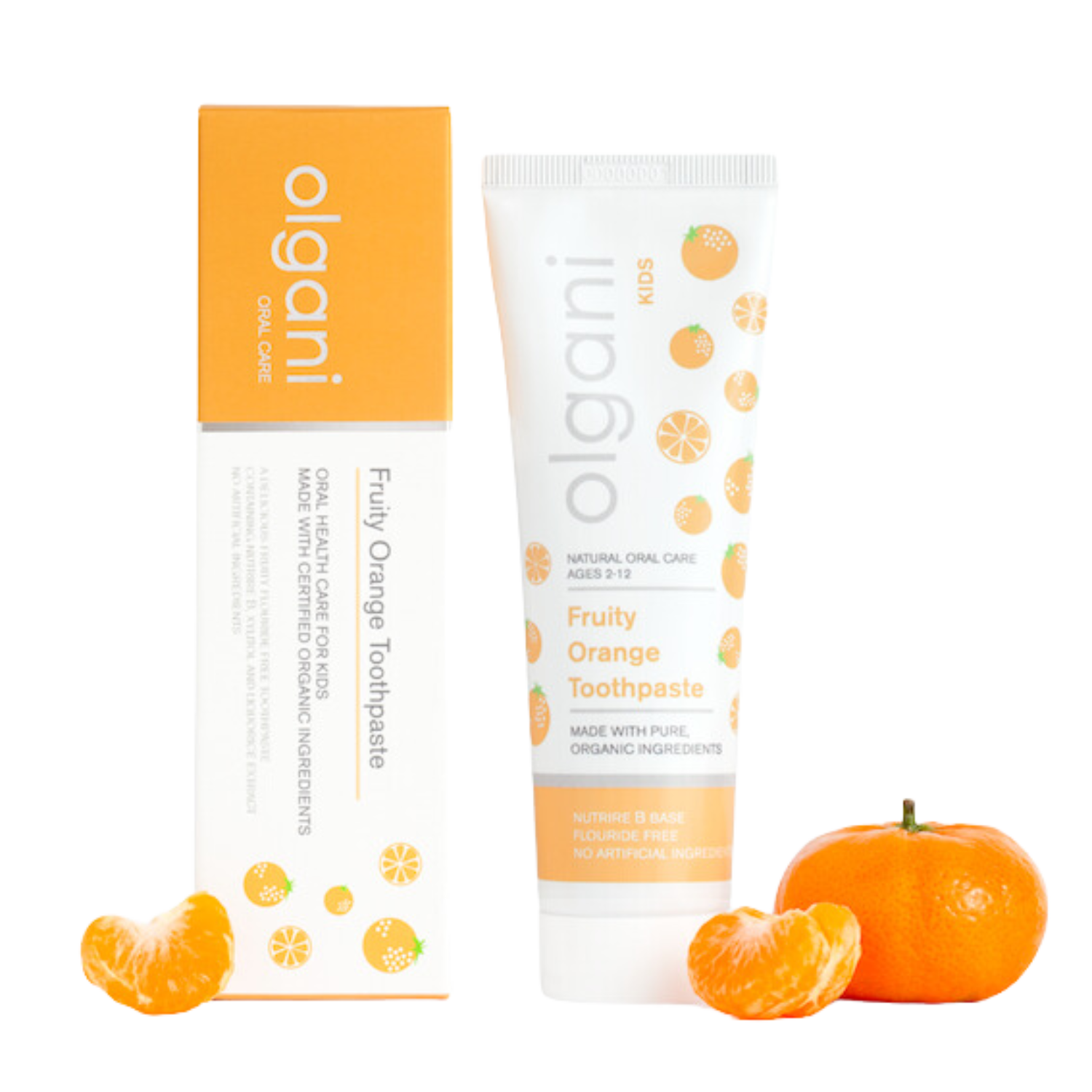 Olgani Fruity Orange Kids Toothpaste