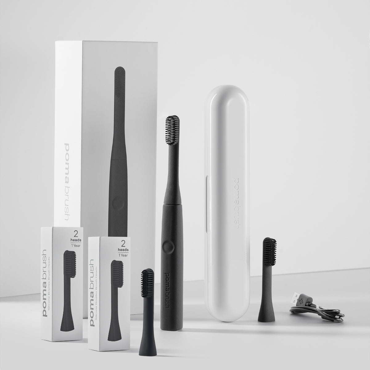 Pomabundle - Brush and Silicone Brush Heads - 2 Year