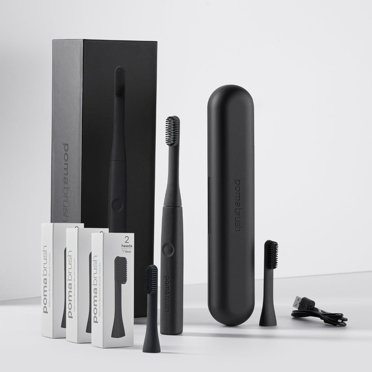 Pomabundle - Brush and Silicone Brush Heads - 3 Year