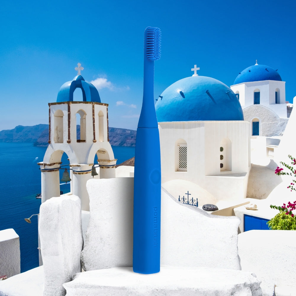 Pomabrush - Sonic Toothbrush Set - Santorini Blue