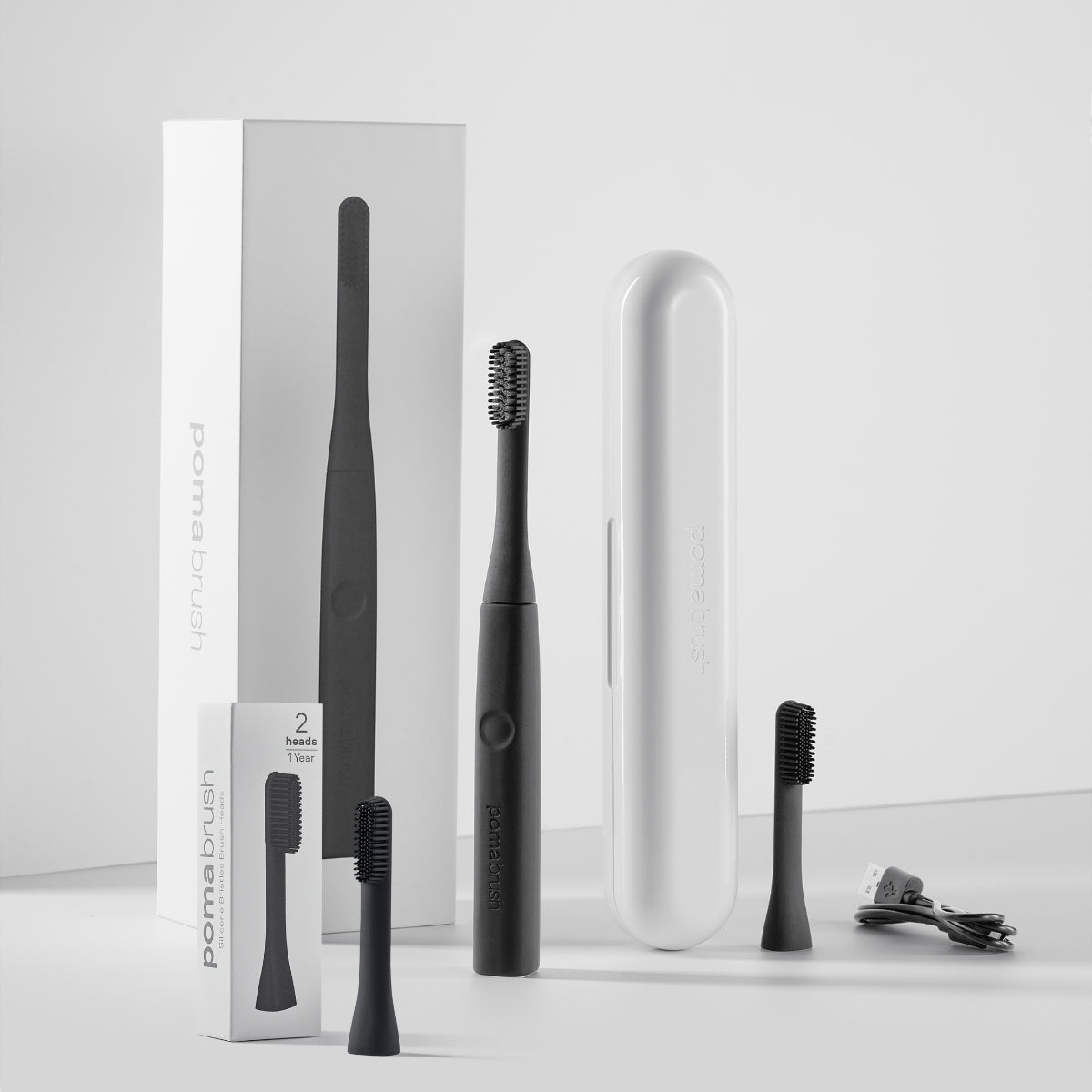 Pomabundle - Brush and Silicone Brush Heads - 1 Year