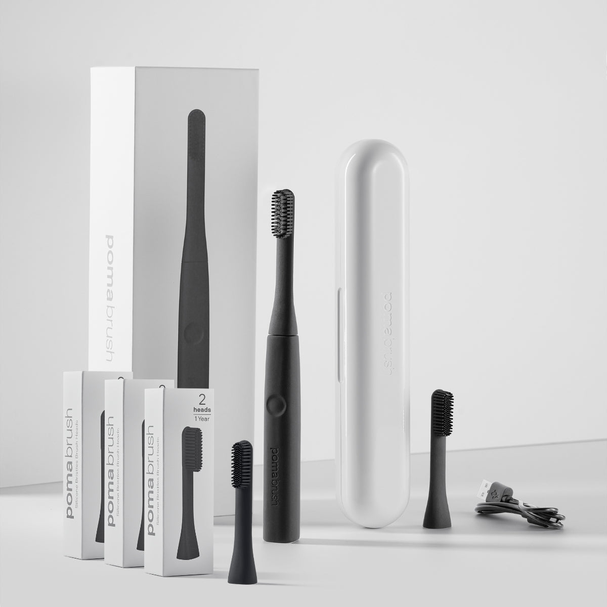 Pomabundle - Brush and Silicone Brush Heads - 3 Year