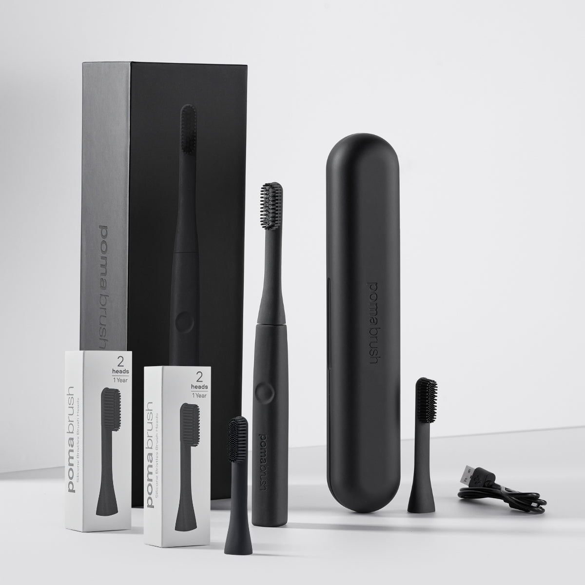 Pomabundle - Brush and Silicone Brush Heads - 2 Year